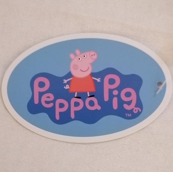 🔥SALE🔥 Peppa Pig Hasbro Toddler Girls Think Happy Rainbow Romper NWT Size 3T - Picture 7 of 7